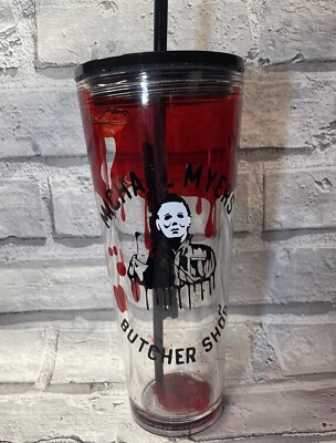 Halloween/ Michael Myers Horror Movie double walled Tumbler Lava