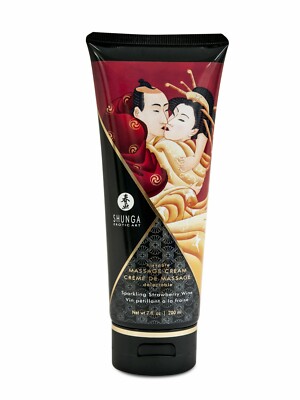 SHUNGA MASSAGE CREAM KISSABLE SILKY SMOOTH 7 OUNCES