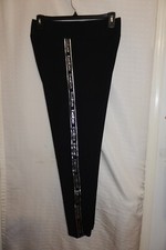 NUOVI LEGGINGS BEBE DONNA NERI CON LOGO BEBE ARGENTO TAGLIA 1X