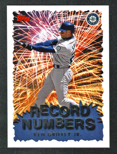 Ken Griffey Jr #RN4 1999 Topps Record Numbers card
