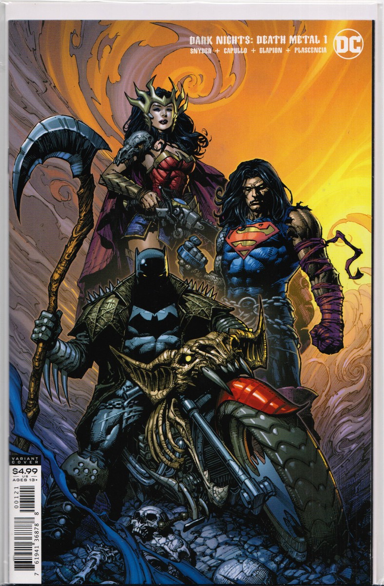 DARK NIGHTS: DEATH METAL #1 (David Finch Variant) COMIC BOOK ~ DC