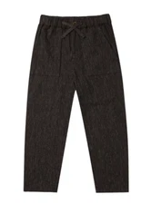 Rylee + Cru Oliver Pant Kids Boys Size 4-5Y Black Stripe Stretch Drawstring