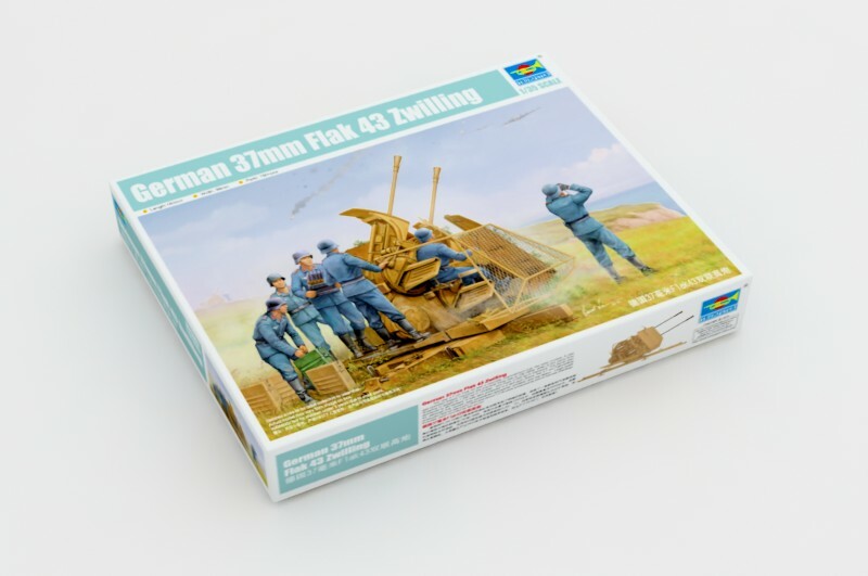 Trumpeter 02347 1/35 Scale Model Kit WWII German 37mm Flak 43