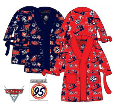 disney cars dressing gown