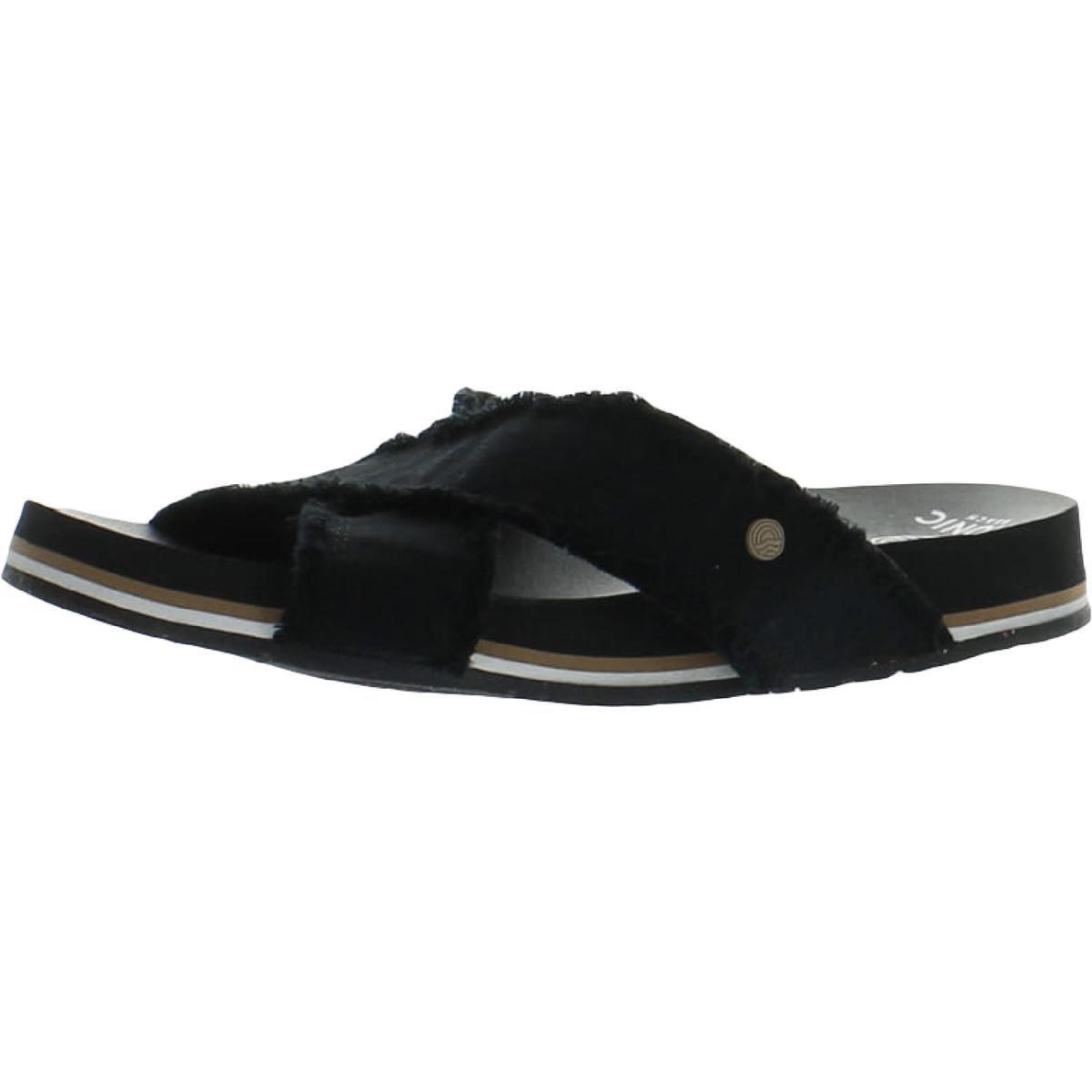 Пляжная женская панама Vionic, черные босоножки-горки, 6 средних размеров (B,M), BHFO 0057