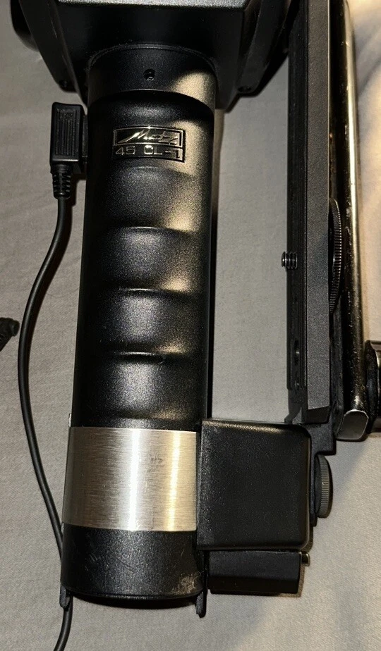 Metz Mecablitz 45 CT-1 Handle Mount Camera Flash Untested No Batteries! - Image 2 of 4