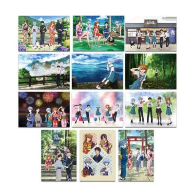 その他 EVANGELION W SEAL POSTCARD COMPLETE SET Evangelion Postcard 12 set Hakone Yumoto Eva Ya 10th Anniversary