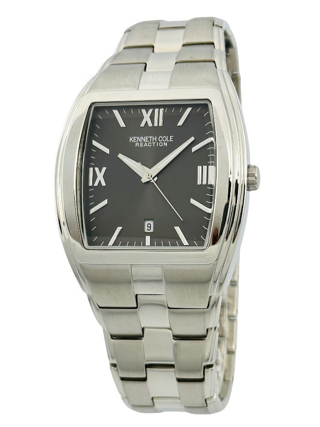 Kenneth Cole Men's KC3566 GunMetal Dial Stainless Steel Bracelet