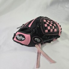 Rawlings PL90PB 9 Inch Girl's Tee Ball Glove Fits LH for RH Thrower