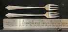 Vintage Towle .925 Sterling Silver Virginia Carvel Floral 2 Oyster Forks