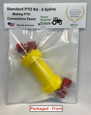 PTO Kit 6 Spline - for tractors & implements having 6 spline PTO shafts