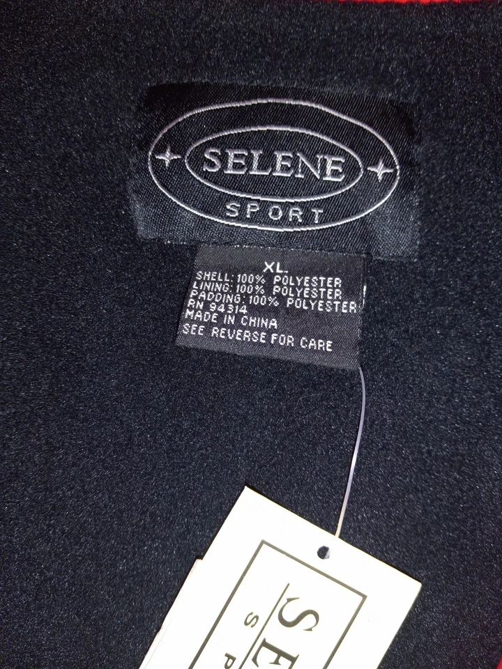 Selene Sport Red Zip Up Jacket Women's XL NWT - Image 4 of 4