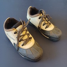Columbia Women Bugalow Biege Winter Waterproof Thermolite Duck Boots Size 8.5