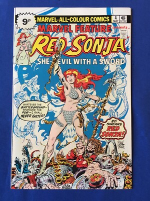 Marvel Feature #4 VFN (8.0) MARVEL ( Vol 2 1975) Classic Red Sonja cover (2)