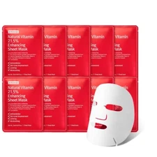 BY WISHTREND Natural Vitamin 21.5 Enhancing Sheet Mask Facial Mask Sheet KOREA
