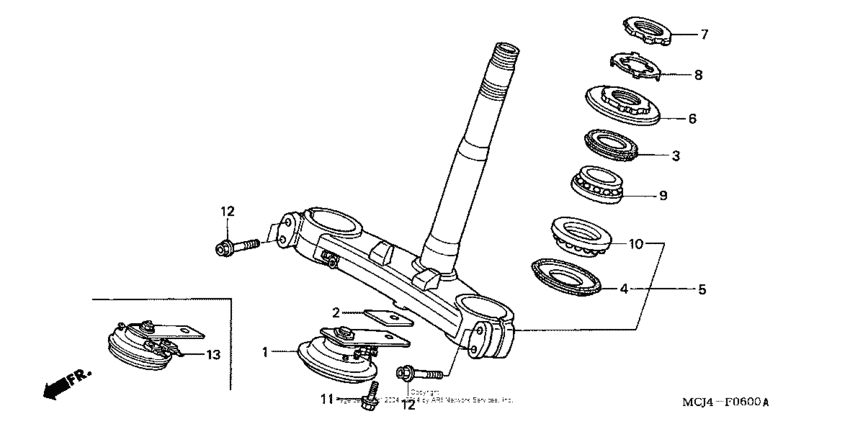 Kopfstocklager & Dichtungen Honda CBR900 CBR 900 (1992-2003
