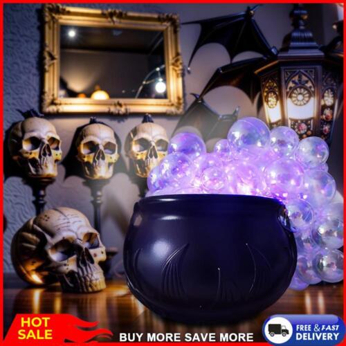 Halloween Party Decorations Halloween Bubbling Cauldron Set Black Plastic Bowl