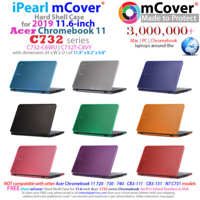 NEW mCover® Hard Shell Case for 2019 Acer Chromebook 11 C732