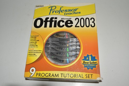 Professor Teaches Microsoft Office 2003 Windows XP 2000 9 Course Tutorial(MHJ53) - 第 1/3 張圖片