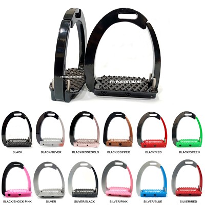 Quick Release Safety Stirrup Irons  All Colors 4.75'' Aluminum