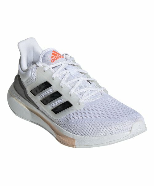 runです(´◡` )♩ adidas Running Shoe EQ21 Run -/Core Black/Vivid Red Kids