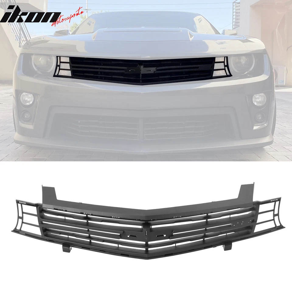 Fits 10-13 Chevy Camaro LT SS LS 1SS ZL1 Style Front Upper Radiator Grille PP