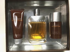 Adventure By Davidoff 3pc Set for men(3.4oz Spray+2.5oz A/S Balm+2.4oz Deo). NIB