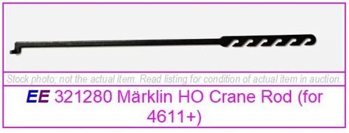 NUEVO 32128 321280 Märklin Boom Rod para coches grúa HO 4611 + | Zustand: New