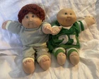 2 for 1 SALE / 1985 Cabbage Patch 16” Boy/red Hair/13” Preemie/Bald/Green Eyes