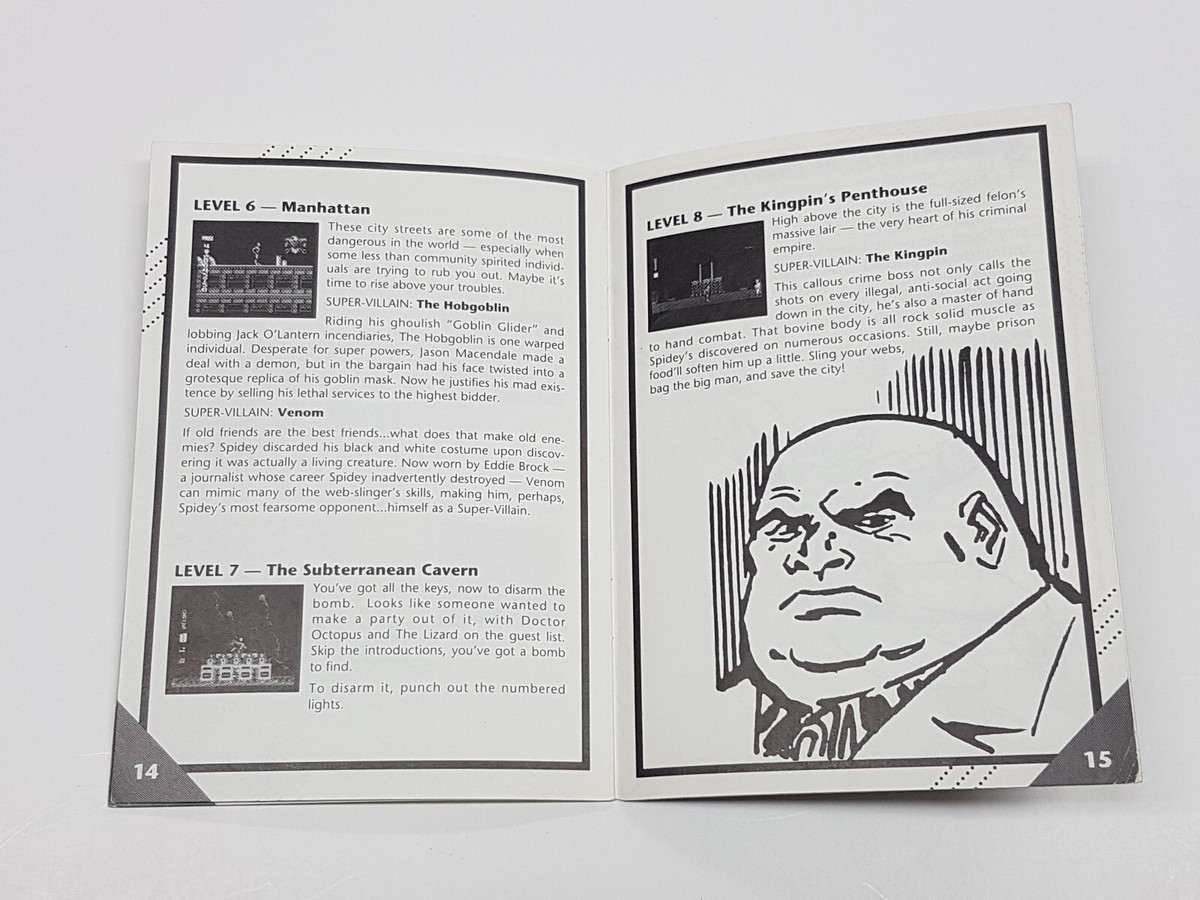 Jeu Spider-Man Sega Game Gear Complet – Boîte, Notice, Cale – Version PAL
