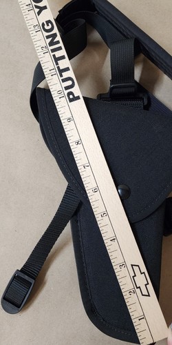 1911 RH Black Bandolier size 5 Holster 3"-6" bbl Lg auto 9305-1 Sig P226 Ber 92F - Picture 10 of 12