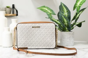 michael kors jet set large east west crossbody black saffiano