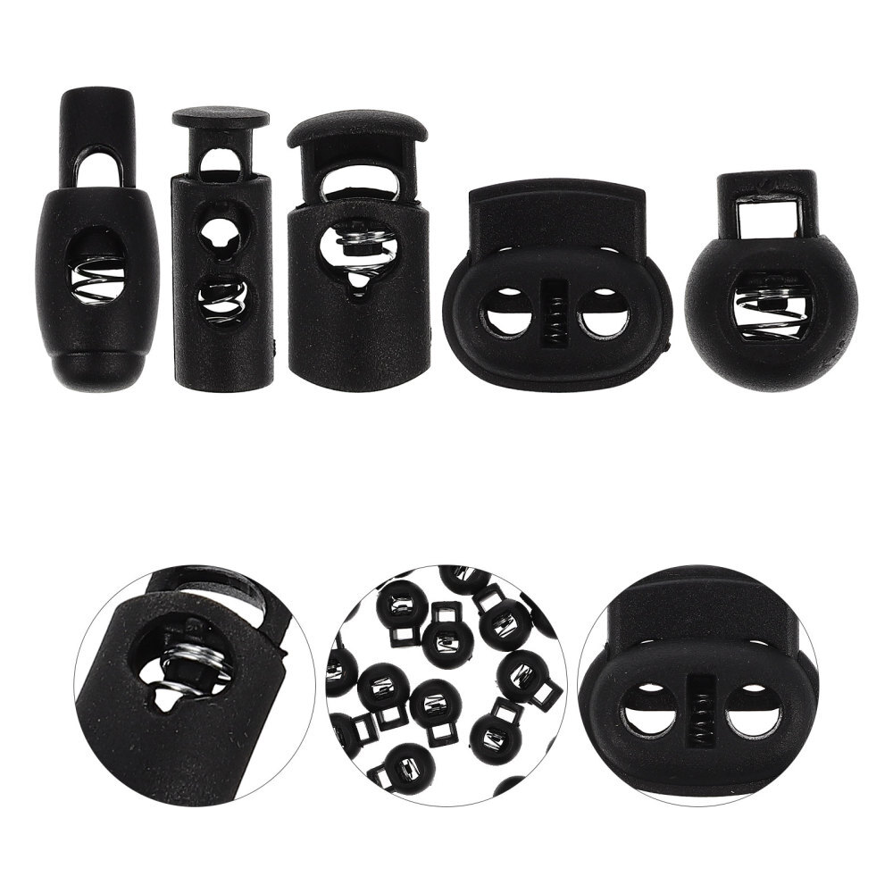 100PCS End Shoe Clothing Cord Lock Cord Locks Lace Locks for