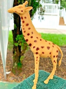 Download Beautifully Detailed Realistic 7.25" Giraffe Plastic PVC ...