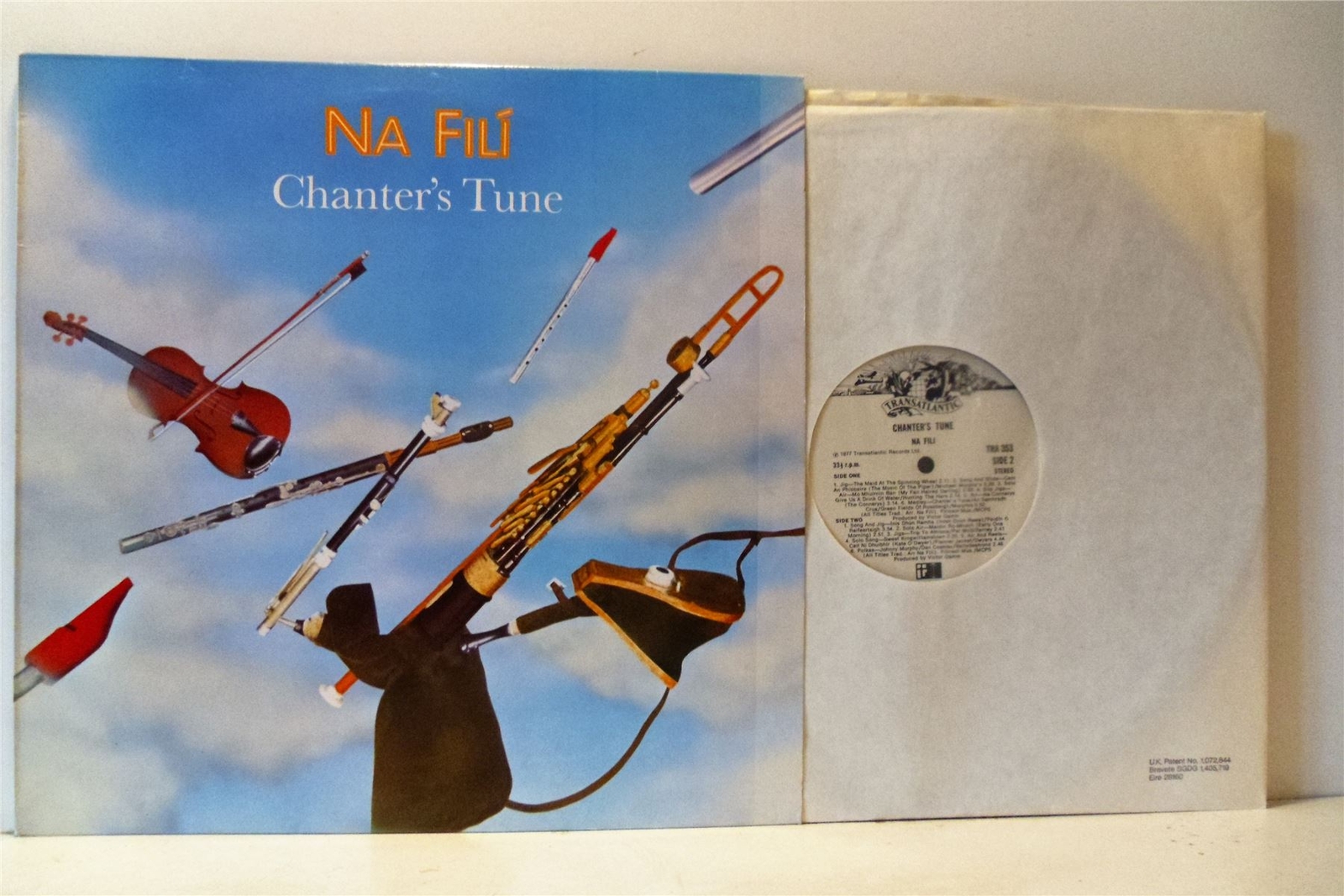 NA FILI chanter's tune LP EX/EX, TRA 353, vinyl, album, uk, 1977