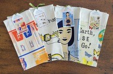 New Kitchen Towels by Art Bird of N.H. - 4 Vibrant Patterns