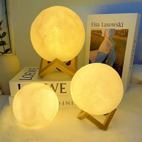 LED Moon Light Galaxy Light, Moon Night Light, Girl, Boy, Child Birthday gift. - Picture 9 of 12
