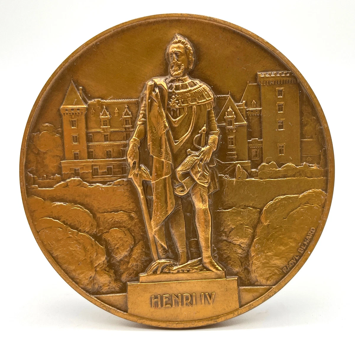 Médaille aux effigies d'Henri IV et de Marie de Médicis | Château de Pau