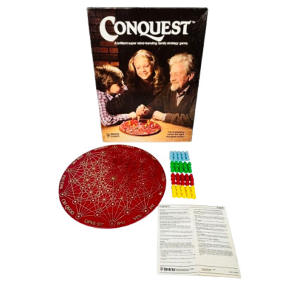 Conquest Strategiespiel von Invicta Games 1983 Vintage