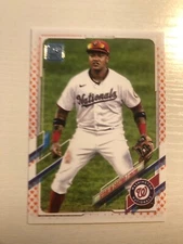 2021 Topps Orange Star Parallel /99 Starlin Castro Nationals 453