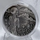 2015 1 oz .999 Silver Skullcoins Zodiac Virgo w/ CoA #007/500 Memento Mori [WF]