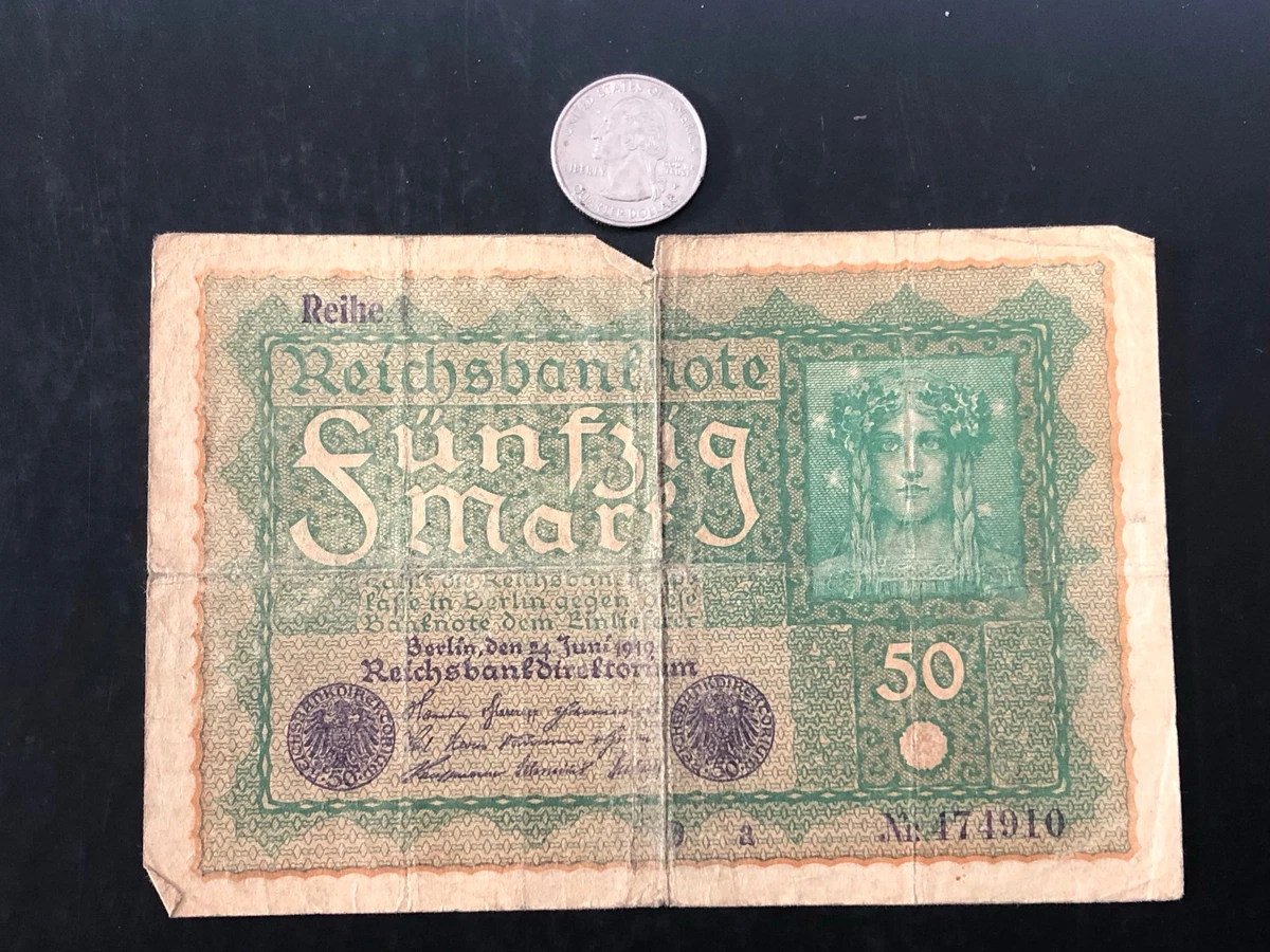 曾流通1919 年德国纸币| eBay