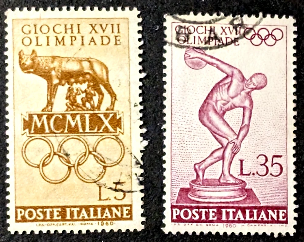 Olympia Sommer-Sportmarken Rom Italia 1960  Briefmarke Stamp Timbre Sello used