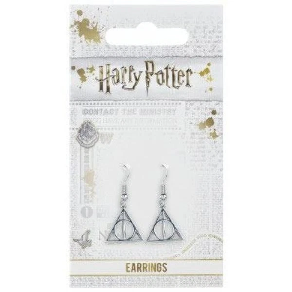 Harry Potter Ohrringe Deathly Hallows (versilbert) - Bild 3 von 3