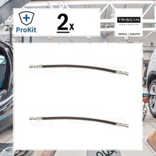 2x ORIGINAL® Triscan Bremsschlauch Vorne, Hinten für Porsche CAYENNE 911