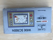 Nintendo Game And Watch Snoopy Tennis Vintage 1982 Game