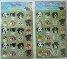 Stickerfitti Stickers Kitty Cat Puppy Dog Reward Party 96 ct Lot of 2 Gift 192