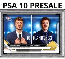 COOPER FLAGG/KON KNUEPPEL 2025 TOPPS NOW #CFKK - Draft Night - PSA 10 PRESALE