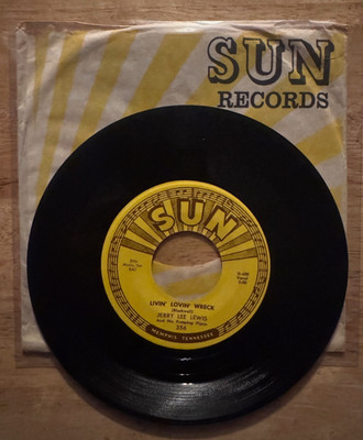 45 7'' SP JERRY LEE LEWIS SUN RECORDS 344 JOHN HENRY