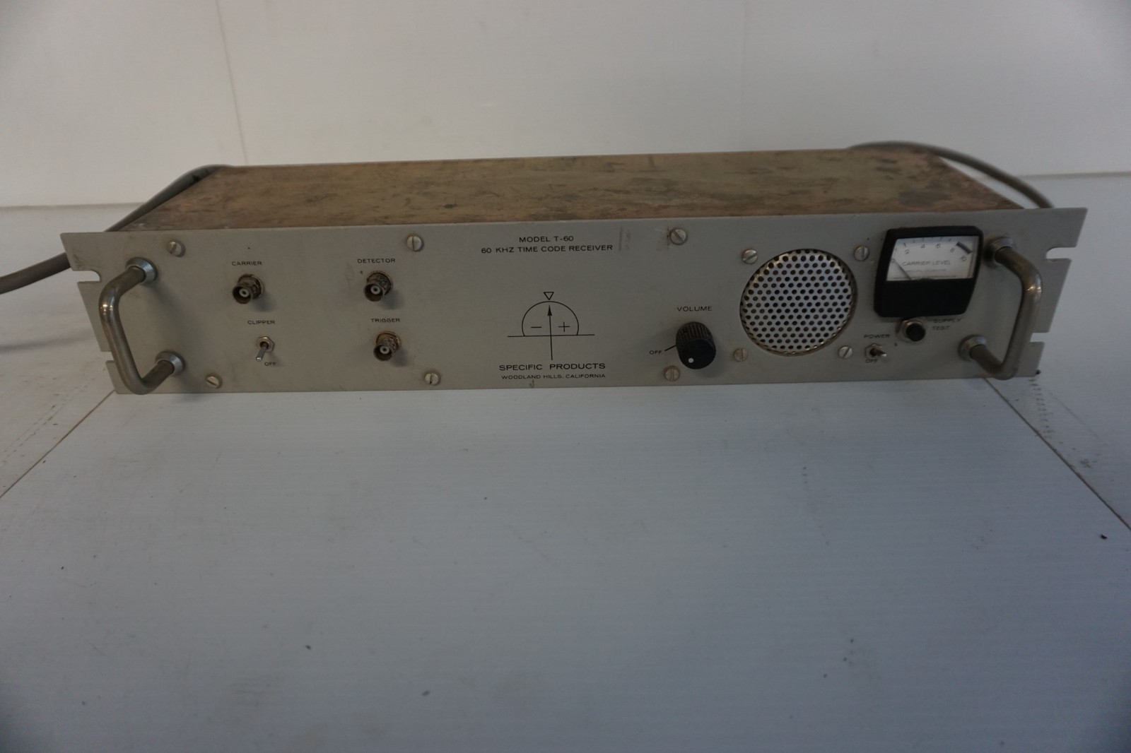 SPECIFIC PRODUCTS MODEL T-60 60 KHZ TIME CODE RECEIVER (LHS76)